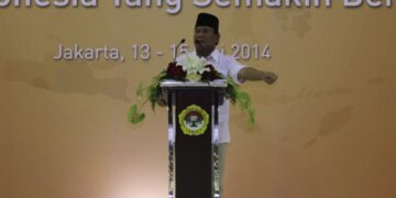 Prabowo:  Indonesia Tidak Boleh Bertekuk Lutut pada Bangsa Lain