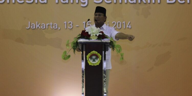 Prabowo:  Indonesia Tidak Boleh Bertekuk Lutut pada Bangsa Lain