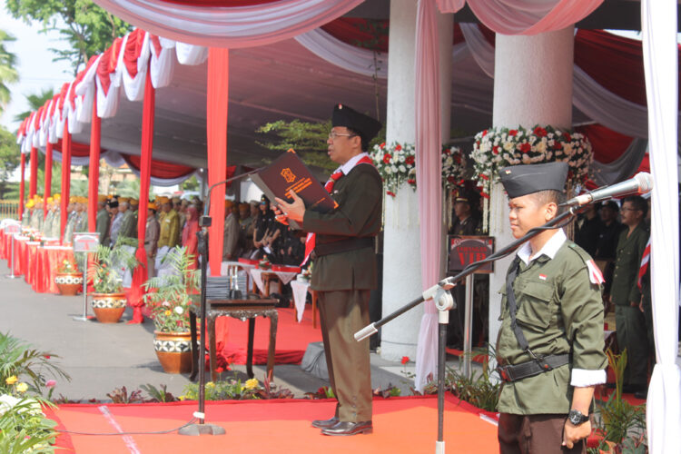 LDII Hadiri Upacara Hari Pahlawan ke-70 di Balai Kota Surabaya