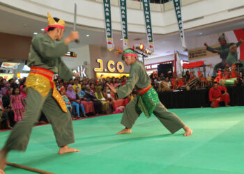 Persinas Asad Tampilkan Seni Pencak Silat pada Pengunjung Mall
