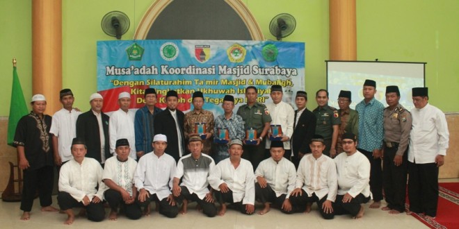 Musa’adah dan Silaturahim Takmir Masjid Se-Surabaya di Masjid Baitil Jannah, Minggu (24/4).