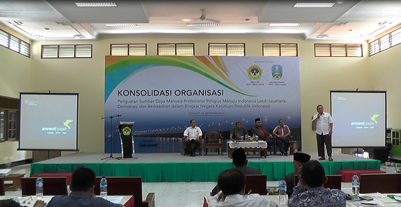 Sosialisasi Amnesti Pajak DPW LDII Jawa Timur, Minggu (18/9).