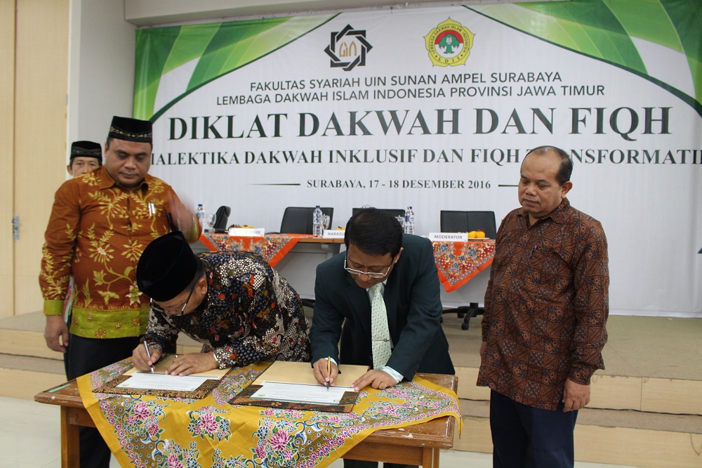 LDII-UINSA Lanjutkan MoU Diklat Dakwah dan Fiqh