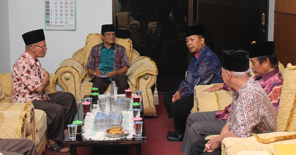 DPW LDII Jawa Timur diterima audeinsi pengurus PWNU Jawa Timur, Selasa (11/4).