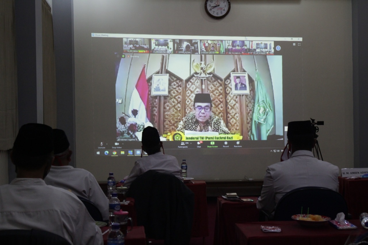 Menag Buka Rapimnas LDII 2020, Diikuti 3.000 Peserta dari 400 Studio Virtual Meeting se-Indonesia