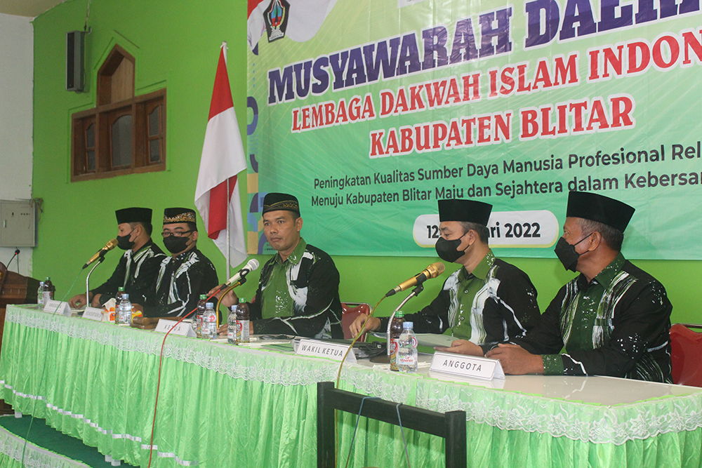 Musyawarah Daerah (Musda) IX LDII Blitar. 12 Februari 2022. Dok. Lines Jatim.)