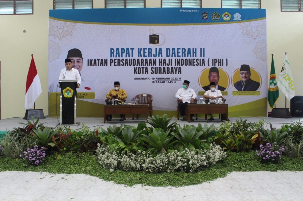 Rapat kerja Daerah Ikatan Persaudaraan Haji Indonesia (IPHI) Surabaya. Dok. Lines Jatim.