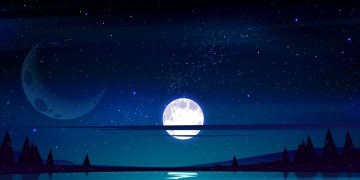 Lailatul Qadar, sepuluh malam terakhir Ramadan. Ilustrasi: Lines.