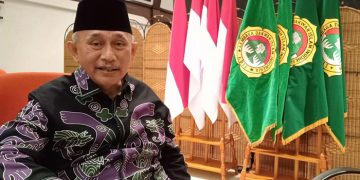 Ketua Umum DPP LDII KH Chriswanto Santoso menegaskan pada peringatan Hari Lahir Pancasila menjadi momentum membangun akhlak bangsa dengan memahami nilai-nilai Pancasila, 1 Juni 2022. Dok: Lines.