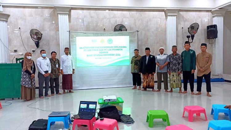PC LDII Prambon dan Krian yang menjembatani Usaha Bersama Amanah Mandiri dengan Bank Syariah Indonesia (BSI). Pertemuan tersebut dilaksanakan di Masjid Baitul Jannah, Parengan Kraton, Krian, Rabu (27/7).