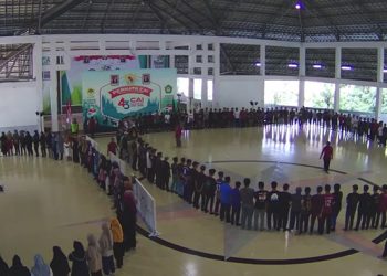 Kegiatan Perkemahan Akhir Tahun Ajaran Cinta Alam Indonesia (Permata CAI) Pemuda LDII Gresik di Bumi perkemahan Kosambiwojo, Wonosalam, Kabupaten Jombang, Jumat (22/7). Dok: LDII Gresik.