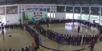 Kegiatan Perkemahan Akhir Tahun Ajaran Cinta Alam Indonesia (Permata CAI) Pemuda LDII Gresik di Bumi perkemahan Kosambiwojo, Wonosalam, Kabupaten Jombang, Jumat (22/7). Dok: LDII Gresik.