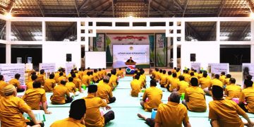 LDII Kediri Bangun Kualitas SDM Profesional Religius dengan latihan dasar kepemimpinan (LDK) di Bumi Perkemahan Kosambiwojo, Wonosalam, Jombang, Sabtu (30/7). Dok: LDII Kediri.