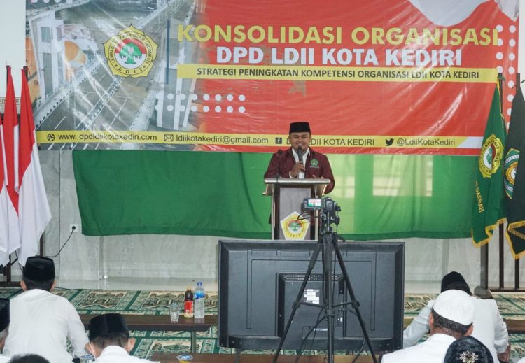 Lembaga Dakwah Islam Indonesia (LDII) Kota Kediri menggelar konsolidasi organisasi, Sabtu (13/08).