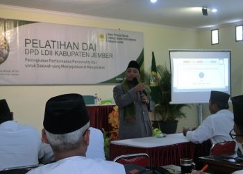 LDII Jember menggelar Pelatihan Dai di Aula Serbaguna Al Manshurin, Sabtu (20/8). Pelatihan Dai mengusung tema “Peningkatan Performance Personality Dai untuk Dakwah yang Menyejukkan di Masyarakat”. Dok: LDII Jember.