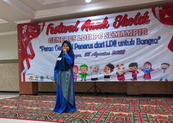 Festival Anak Sholih (FAS), yang diadakan oleh Remaja LDII PC Semampir, pada Jum’at (2/9) di Masjid At-Taqwa, Surabaya.