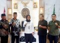 Kepala Kejaksaan Negeri (Kajari) Kota Kediri Novika Muzairah menerima kunjungan Jajaran DPD LDII Kota Kediri, Kamis (29/12). Dok: LINES.