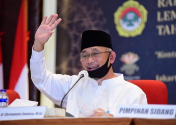 Ketua Umum DPP LDII KH Criswanto Santoso ingatkan para elit politik hindari kegaduhan. Dok: LINES.