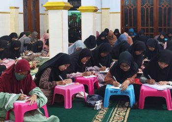 Pengajian akhir tahun LDII serentak dilaksanakan di Kabupaten Bangkalan, Sabtu (31/12). Dok: LINES.