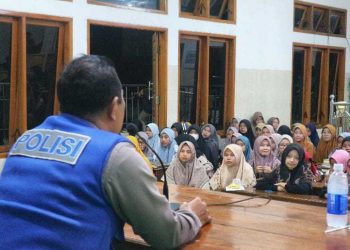 Pengajian akhir tahun generus LDII di Aula Ponpes Nurul Hakim Al Fatah, Kecamatan Mojoroto, Kota Kediri, Sabtu (31/12). Dok: LINES.