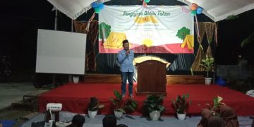 Pengajian Akhir Tahun PAC LDII Tegowangi, Kediri. Selain di dalam masjid, mereka menyelipkan outbound sebagai salah satu acara. Dok: LINES.