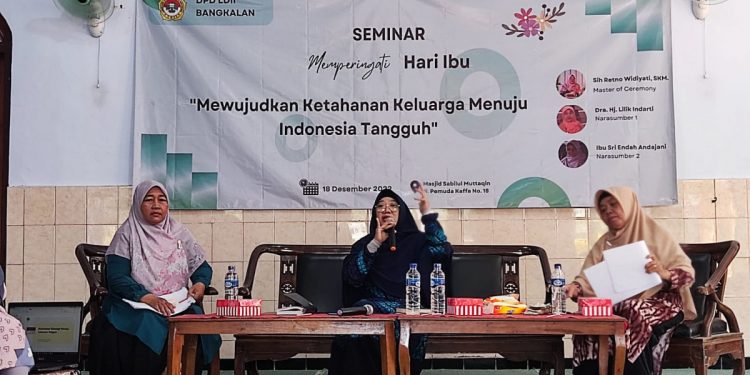 DPD LDII Kabupaten Bangkalan menghelat seminar bertajuk “Mewujudkan Ketahanan Keluarga Menuju Indonesia Tangguh”. Acara dilaksanakan di Masjid Sabilul Muttaqin, Bangkalan, Minggu (18/12). Dok: LINES.