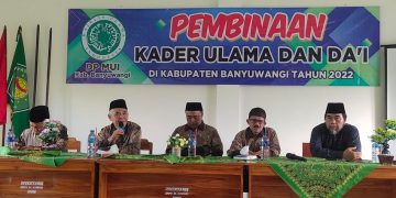 Majelis Ulama Indonesia (MUI) Banyuwangi menggelar Pembinaan Kader Ulama dan Dai, Kamis, (5/1). Dok: LINES.
