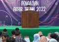 PC LDII Kecamatan Kota, Kediri, menggelar pengajian akhir tahun di Masjid Baiturrohman, Kelurahan Banjaran, Sabtu (31/12). Dok: LINES.