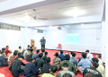 Seminar kesehatan Pondok Pesantren Mahasiswa (PPM) bertema “Solusi Pola Makan Yang Bergizi Untuk Mahasiswa Pondok Pesantren”, Sabtu (25/2), di Gedung PPM Al-Kautsar, Jl. Jombang, Malang.