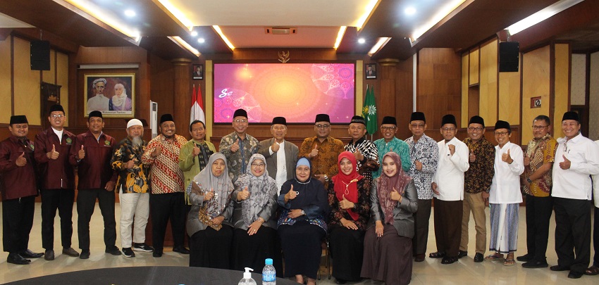 Pengurus DPW LDII Jawa Timur dan Pengurus PW Muhammadiyah Jawa Timur. Dok: LINES.