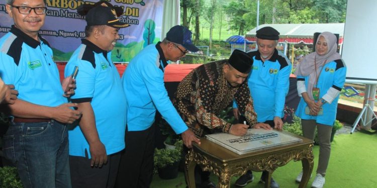 DPP LDII membangun kawasan arboretum di sisi utara lereng Gunung Lawu pada ketinggian 1.000-an mdpl.
