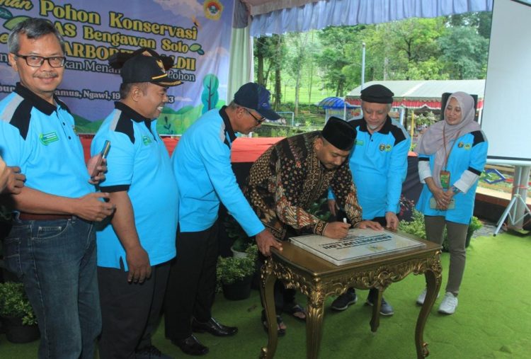 DPP LDII membangun kawasan arboretum di sisi utara lereng Gunung Lawu pada ketinggian 1.000-an mdpl.