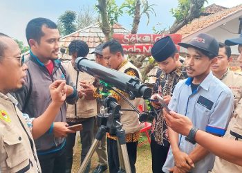 DPW LDII Jawa Timur mengikuti pelatihan rukyatul hilal di Observatorium Imah Noong, Lembang, pada Senin (20/3).