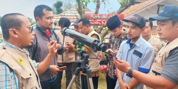 DPW LDII Jawa Timur mengikuti pelatihan rukyatul hilal di Observatorium Imah Noong, Lembang, pada Senin (20/3).