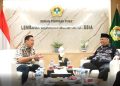 Kunjungan ke kantor DPP LDII, Jakarta, Senin (13/3).