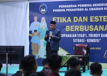 PPG Pondok Pesantren Al Ubaidah menggelar acara yang bertema “Etika dan Estetika Berbusana”, Selasa (21/2).