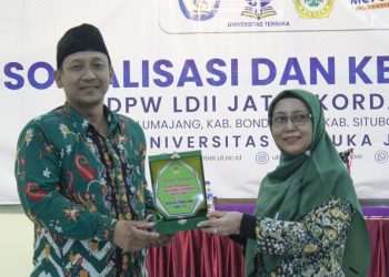 Sosialisasi LDII terkait perkuliahan di Universitas Terbuka (UT) dilaksanakan Jumat (10/3) di kantor UBPJJ Jember.