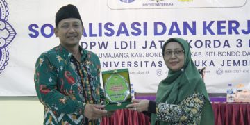 Sosialisasi LDII terkait perkuliahan di Universitas Terbuka (UT) dilaksanakan Jumat (10/3) di kantor UBPJJ Jember.