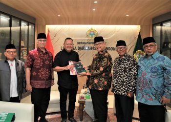 Ketua Komisi IV DPR RI Sudin mengapresiasi pengabdian LDII melalui delapan bidang saat mengunjungi Kantor DPP LDII, Patal Senayan, Jakarta Selatan, Jumat (9/6).