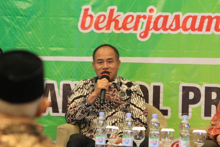 Jaksa Agung Muda Bidang Intelijen (Jamintel), Amir Yanto, sampaikan pentingnya nilai-nilai toleransi yang telah dipegang teguh oleh para founding father Indonesia, pada acara “Silaturrahim Kebangsaan Jilid III” Senin (31/7). Dok: LINES.