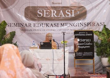 PC LDII Kecamatan Sukolilo menngelar Seminar Edukasi Menginspirasi (SERASI) di Masjid Luhur Al Ikhlas Surabaya, Minggu (10/9). Dok: LINES.