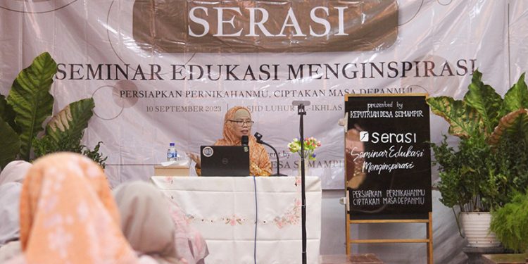 PC LDII Kecamatan Sukolilo menngelar Seminar Edukasi Menginspirasi (SERASI) di Masjid Luhur Al Ikhlas Surabaya, Minggu (10/9). Dok: LINES.