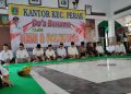 Forkopimcam Perak, Jombang, bersama ulama dan umaro’ menggelar solidaritas kemanusiaan “Do’a Bersama untuk NKRI dan Palestina”, Jumat (17/11). Dok: LINES.