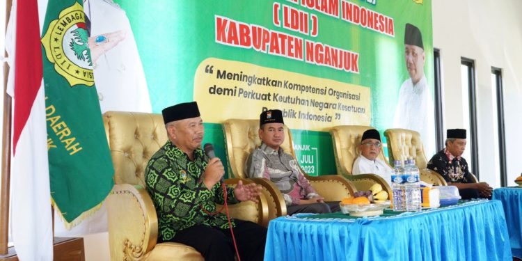 DPD LDII Kabupaten Nganjuk menggelar konsolidasi organisasi, Rabu (19/7). Dok: LINES.