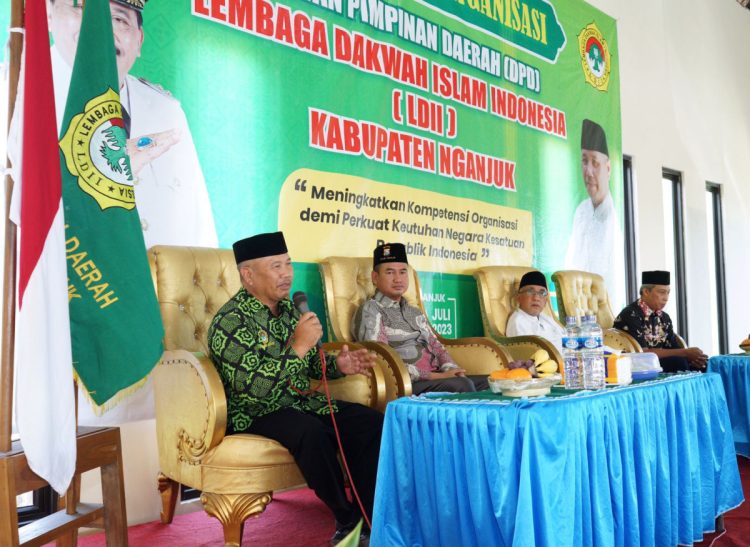 DPD LDII Kabupaten Nganjuk menggelar konsolidasi organisasi, Rabu (19/7). Dok: LINES.