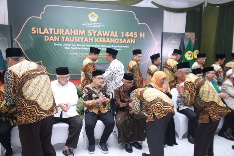 DPW LDII Jawa Timur menggelar Silaturahim Syawal 1445 H dan Tausiyah Kebangsaan di Aula Ponpes Sabilurrosyidin Annur, Gayungan, Surabaya, Sabtu (27/4). Dok: LINES.