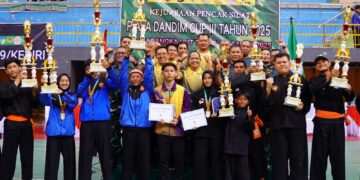 Ponpes Wali Barokah Juara Umum Kejuaraan Pencak Silat Dandim 0809 Cup III 2025