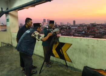 LDII Surabaya Pantau Hilal Rabiulawal 1448 H dari Kaza City Mall